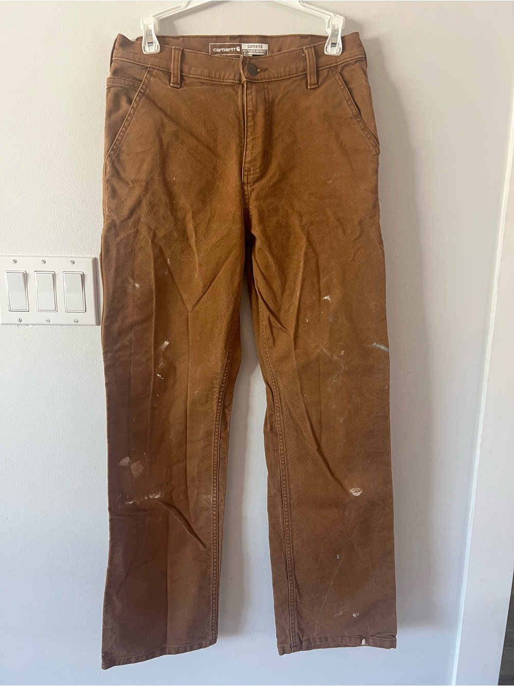 Carhartt Brown Carpenter Work Pant Women’s 0 Regular Workwear